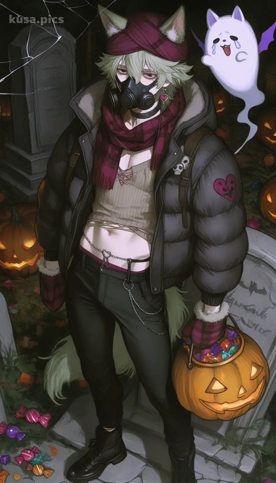 OC Maker Example - Kai - AI generated anime original character